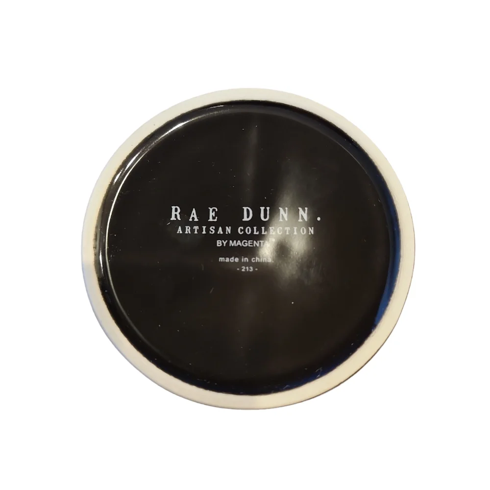 RAE DUNN | Black Pumpkin Spice Things Up Topper Lid Jar